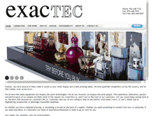 Tablet Screenshot of exactec.net