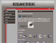 Tablet Screenshot of exactec.com